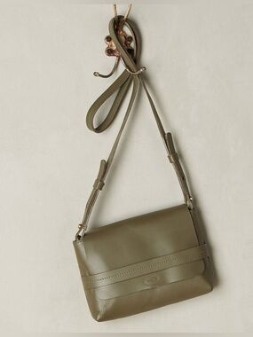 Clare V. Petit Lou Crossbody Green Mini Bag Purse